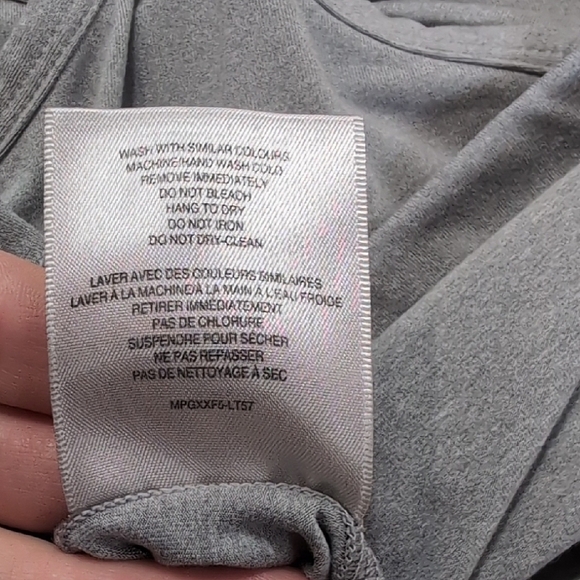 MPG | Gray Workout Fitted Tank Top With Camisole Size XL 1X - Picture 9 of 9